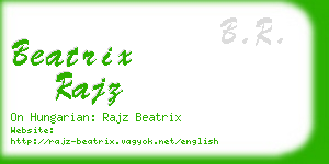 beatrix rajz business card